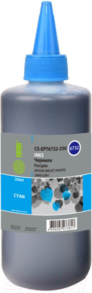 Изображение товара Контейнер с чернилами Cactus CS-EPT6732-1000 (голубой)