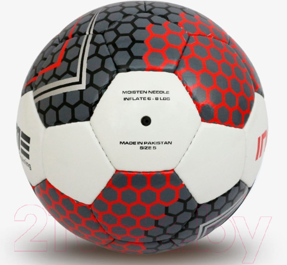 Изображение товара Футбольный мяч Ingame Training IFB-129 (белый/красный/серый)