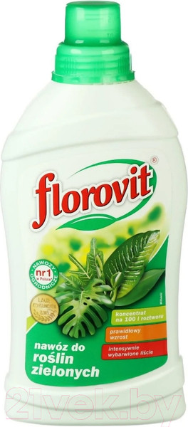 Изображение товара Удобрение Florovit для зеленых растений (жидкое, 1кг)