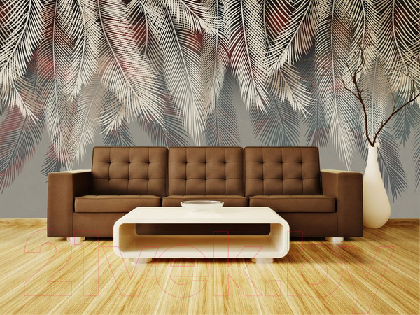 Изображение товара Фотообои листовые Citydecor Пальмовые листья пестрые 1 (300x260)