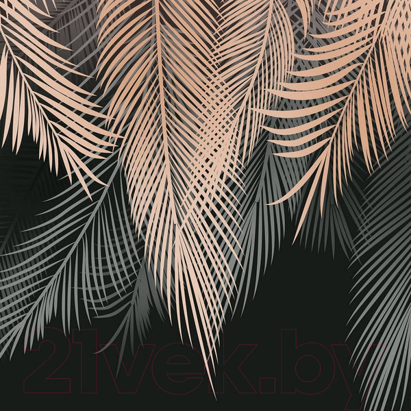 Изображение товара Фотообои листовые Citydecor Пальмовые листья (300x260, с оттенком бежевый-серый)