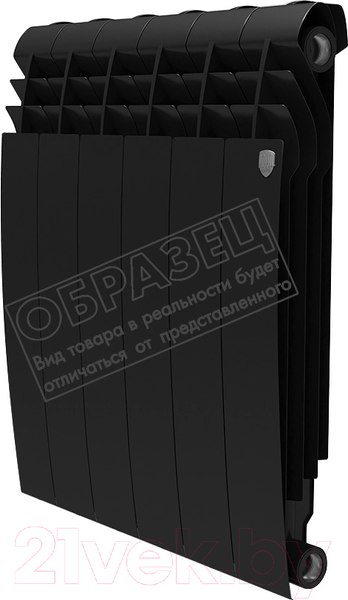 Изображение товара Радиатор биметаллический Royal Thermo Biliner 500 Noir Sable (4 секции)