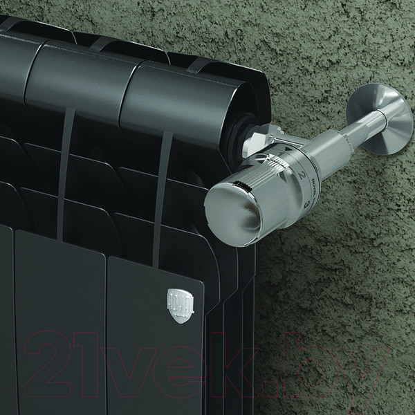Изображение товара Радиатор биметаллический Royal Thermo Biliner 500 Noir Sable (4 секции)