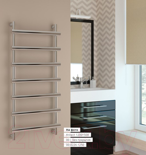 Изображение товара Полотенцесушитель водяной Сунержа Атлант 80x50 / 00-0226-8050