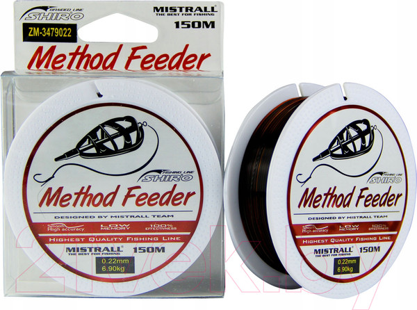 Изображение товара Леска монофильная Mistrall Shiro M.Feeder 0.20мм 150м / ZM-3479020