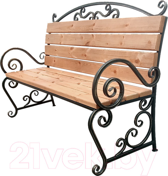 Изображение товара Скамья садовая СтальСнабДизайн ЛК-9