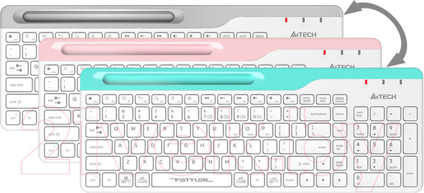 Изображение товара Клавиатура A4Tech Fstyler FBK25 (белый)