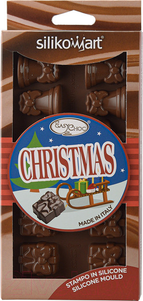 Изображение товара Форма для шоколада Silikomart Christmas / 22.106.77.0065