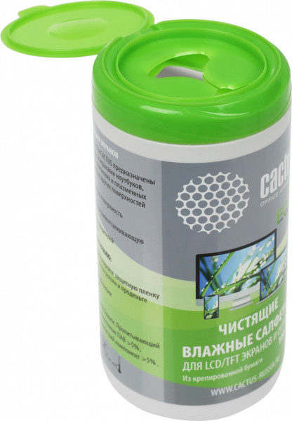Изображение товара Салфетки для ухода за техникой Cactus CS-1001PE