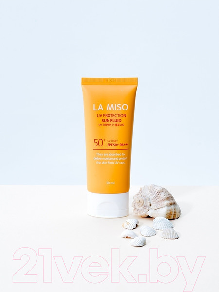 Изображение товара Крем солнцезащитный La Miso Флюид SPF50+ PA+++ (50г)