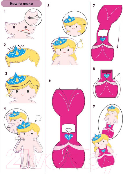 Изображение товара Набор для шитья Avenir Принцесса / CH1380