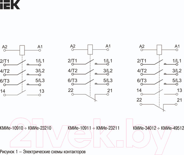 Изображение товара Контактор IEK KKME21-032-110-10