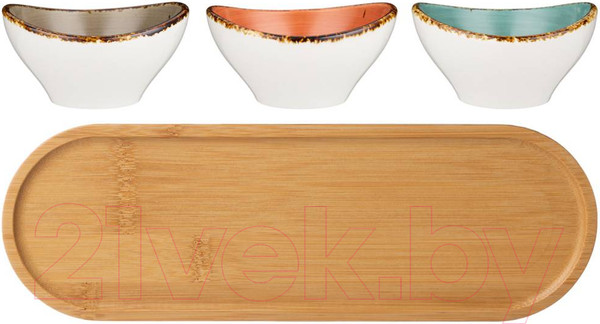 Изображение товара Набор салатников Bronco Nature / 263-1267 (4шт)