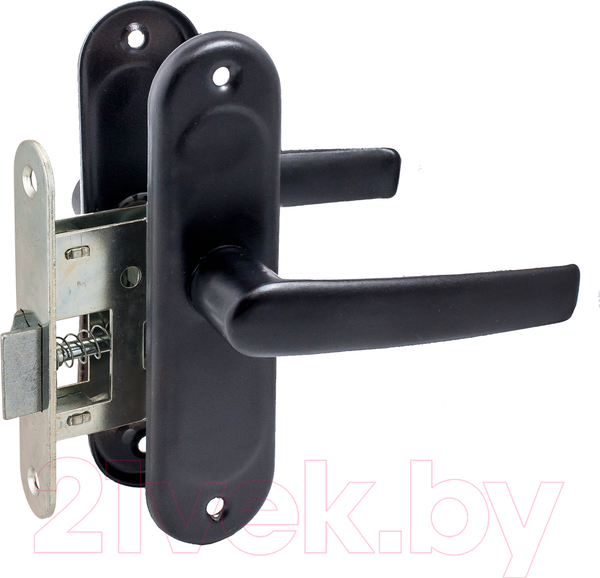 Изображение товара Ручка дверная Птимаш ЗЩ1.45 (черный)