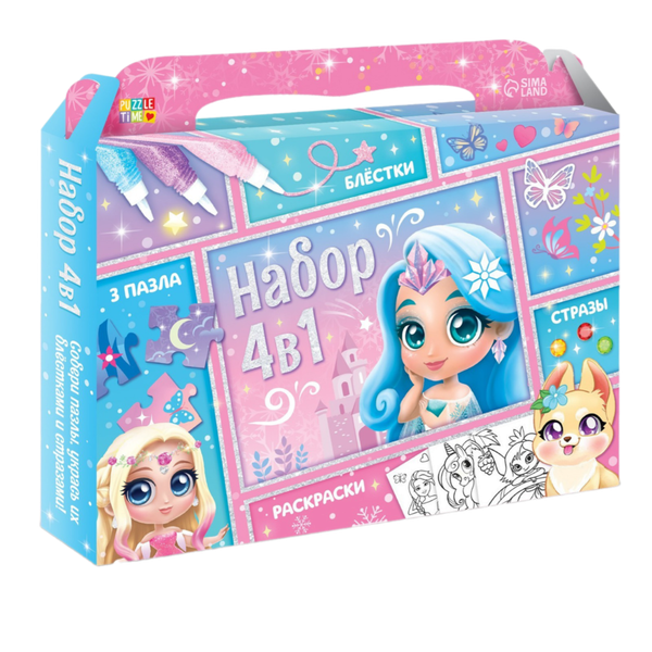 Изображение товара Развивающая игра Puzzle Time Принцессы волшебной страны / 6919818