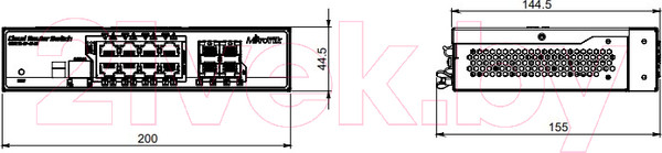 Изображение товара Коммутатор Mikrotik CRS112-8P-4S-IN