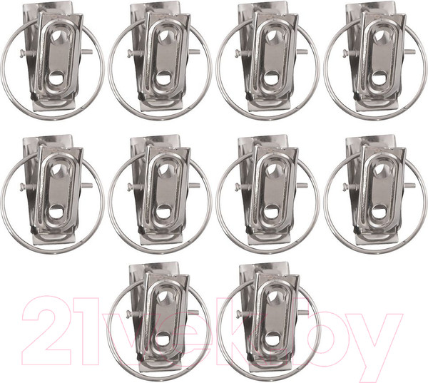 Изображение товара Зажим потолочный для штор Мультидом VL75-15 (10шт)