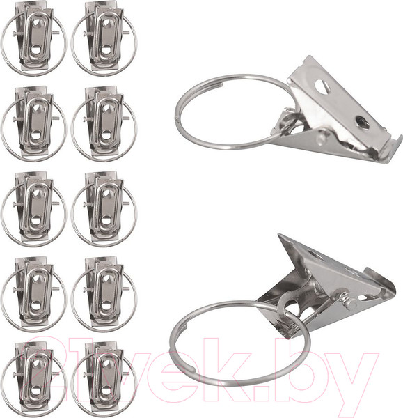 Изображение товара Зажим потолочный для штор Мультидом VL75-15 (10шт)