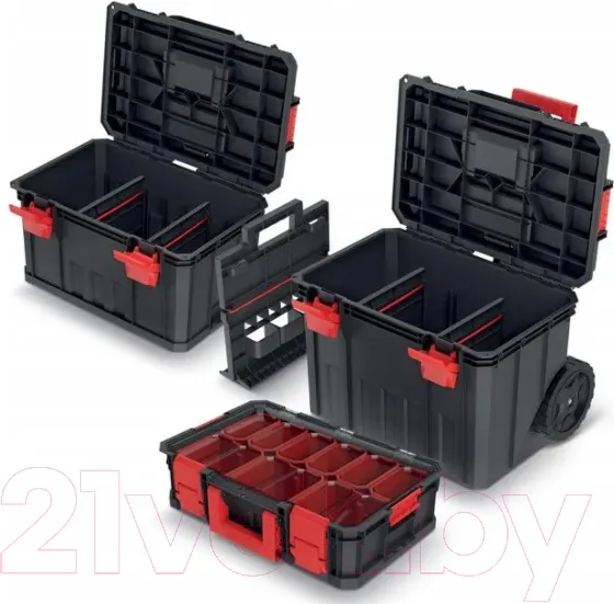 Изображение товара Набор ящиков для инструментов Kistenberg Modular Solution Set / KMSS553585B (черный)