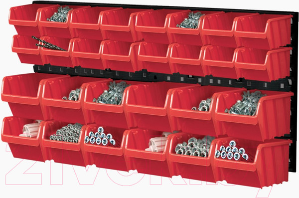 Изображение товара Органайзер для инструментов Prosperplast Orderline / KOR1-S411 (красный)