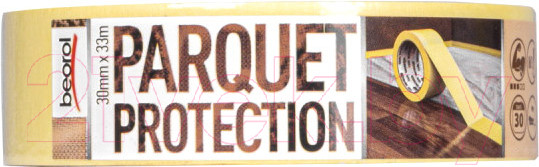 Изображение товара Лента малярная Beorol Для защиты паркета 30ммx33м