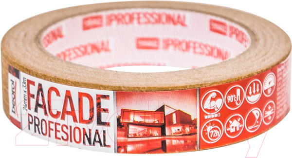 Изображение товара Лента малярная Beorol Facade Professional 24мм/33м
