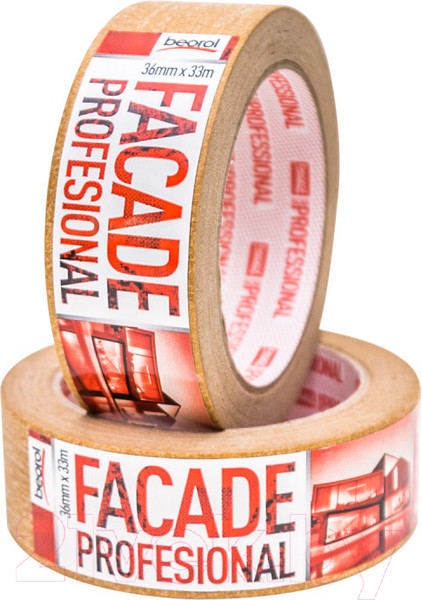 Изображение товара Лента малярная Beorol Facade Professional 36мм/33м
