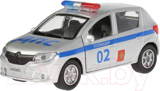 Изображение товара Автомобиль игрушечный Технопарк Renault Sandero Полиция / SB-17-61-RS(P)-WB