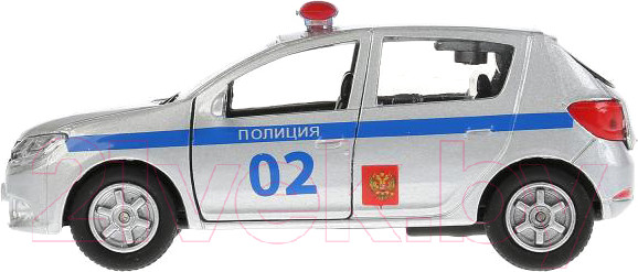 Изображение товара Автомобиль игрушечный Технопарк Renault Sandero Полиция / SB-17-61-RS(P)-WB