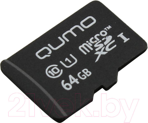 Изображение товара Карта памяти Qumo microSDXC (Class 10) 64GB (QM64GMICSDXC10U1NA)
