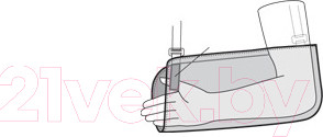 Изображение товара Ортез плечевой косыночный Польза При травмах рук р.2 - тип 413-О