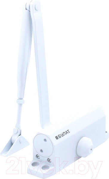 Изображение товара Доводчик с рычагом БУЛАТ ДД 502/4 A-W (белый)