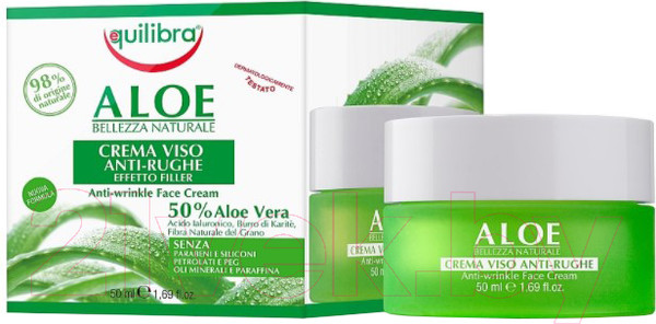 Изображение товара Крем для лица Equilibra Алоэ Против морщин (50мл)