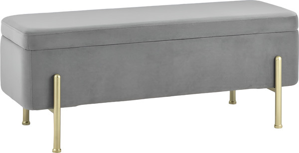 Изображение товара Банкетка Stool Group Болейн с ящиком / 20A544VF-MOMO-38 (велюр серый)