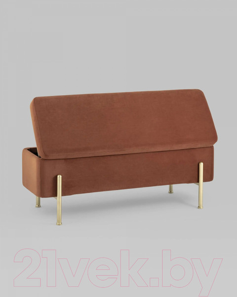 Изображение товара Банкетка Stool Group Болейн с ящиком / 20A544VF-MOMO-10 (велюр террактовый)