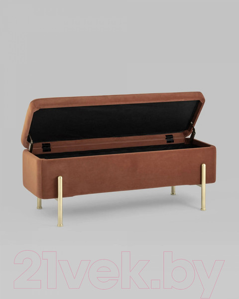 Изображение товара Банкетка Stool Group Болейн с ящиком / 20A544VF-MOMO-10 (велюр террактовый)
