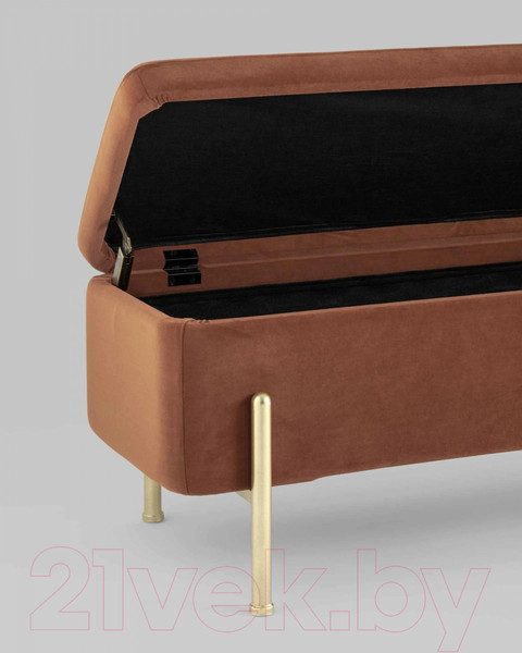 Изображение товара Банкетка Stool Group Болейн с ящиком / 20A544VF-MOMO-10 (велюр террактовый)