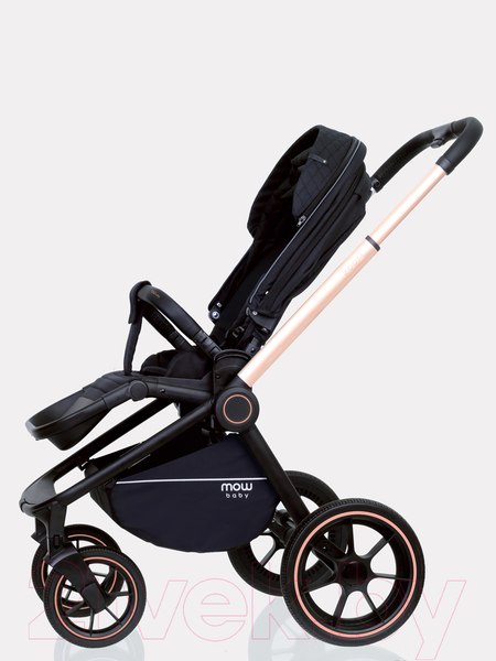 Изображение товара Детская универсальная коляска MOWbaby Zoom PU 2 в 1 / RA086 (Gold Black)