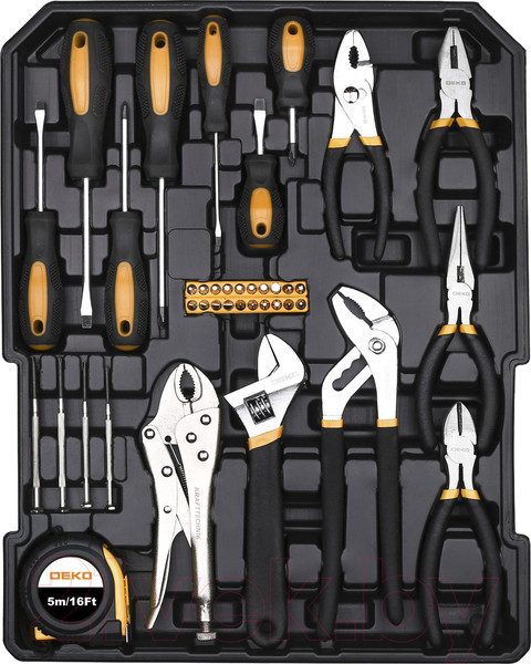 Изображение товара Универсальный набор инструментов Deko DKMT187 SET 187 / 065-0216