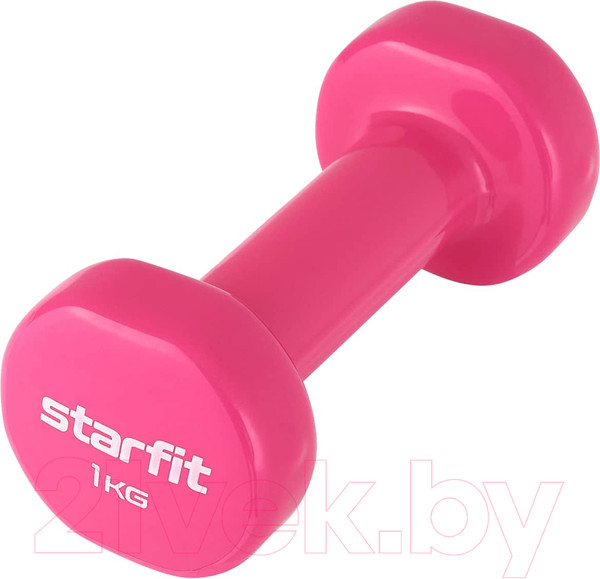 Изображение товара Гантель Starfit DB-101 (1кг, розовый)