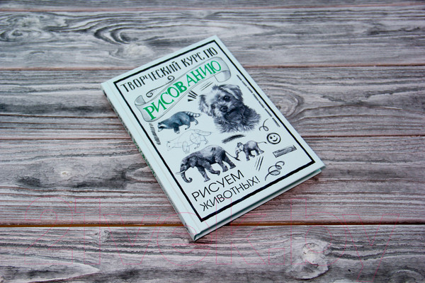 Изображение товара Книга АСТ Творческий курс по рисованию. Рисуем животных! (Грей М.)