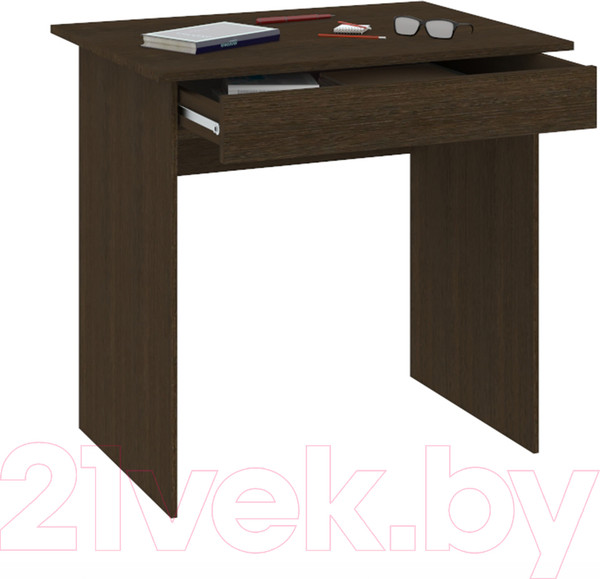 Изображение товара Письменный стол Кортекс-мебель Эльф 80-1ш (венге)