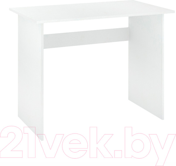 Изображение товара Письменный стол Кортекс-мебель Эльф 100 (белый)