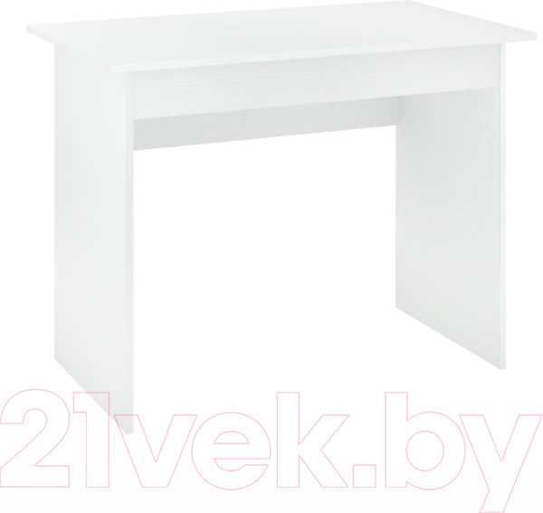 Изображение товара Письменный стол Кортекс-мебель Эльф 100-1ш (белый)