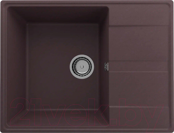 Изображение товара Мойка кухонная Ulgran Quartz Prima 650-06 (трюфель)