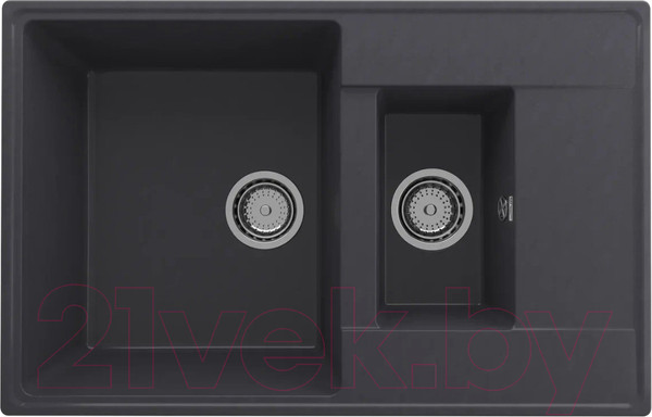 Изображение товара Мойка кухонная Ulgran Quartz Prima 780 1.5 K-08 (космос)