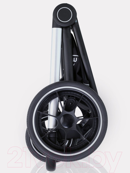 Изображение товара Детская универсальная коляска MOWbaby Zoom PU 3 в 1 / RA087 (Silver Black)