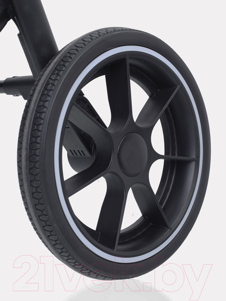 Изображение товара Детская универсальная коляска MOWbaby Zoom PU 3 в 1 / RA087 (Silver Black)