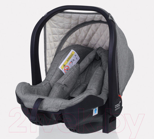 Изображение товара Детская универсальная коляска MOWbaby Zoom PU 3 в 1 / RA087 (Silver Grey)
