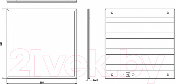Изображение товара Панель светодиодная ЭРА SPO-6-72-4K-P / Б0041861